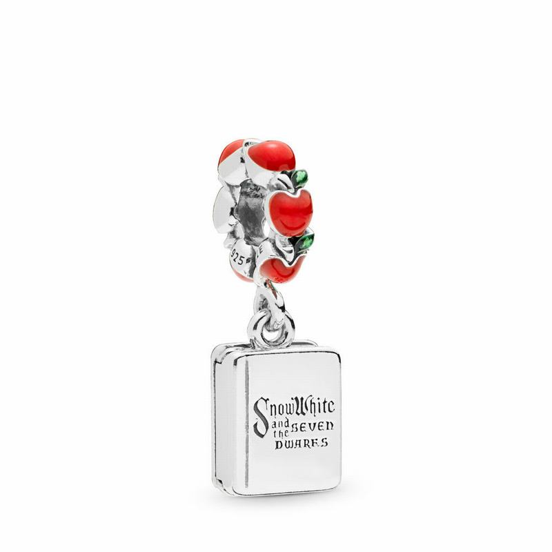 Pandora Disneyr Snow White & The Seven Dwarfs Book Dangle Charm - Sterling Silver/Enamel/Green - Can